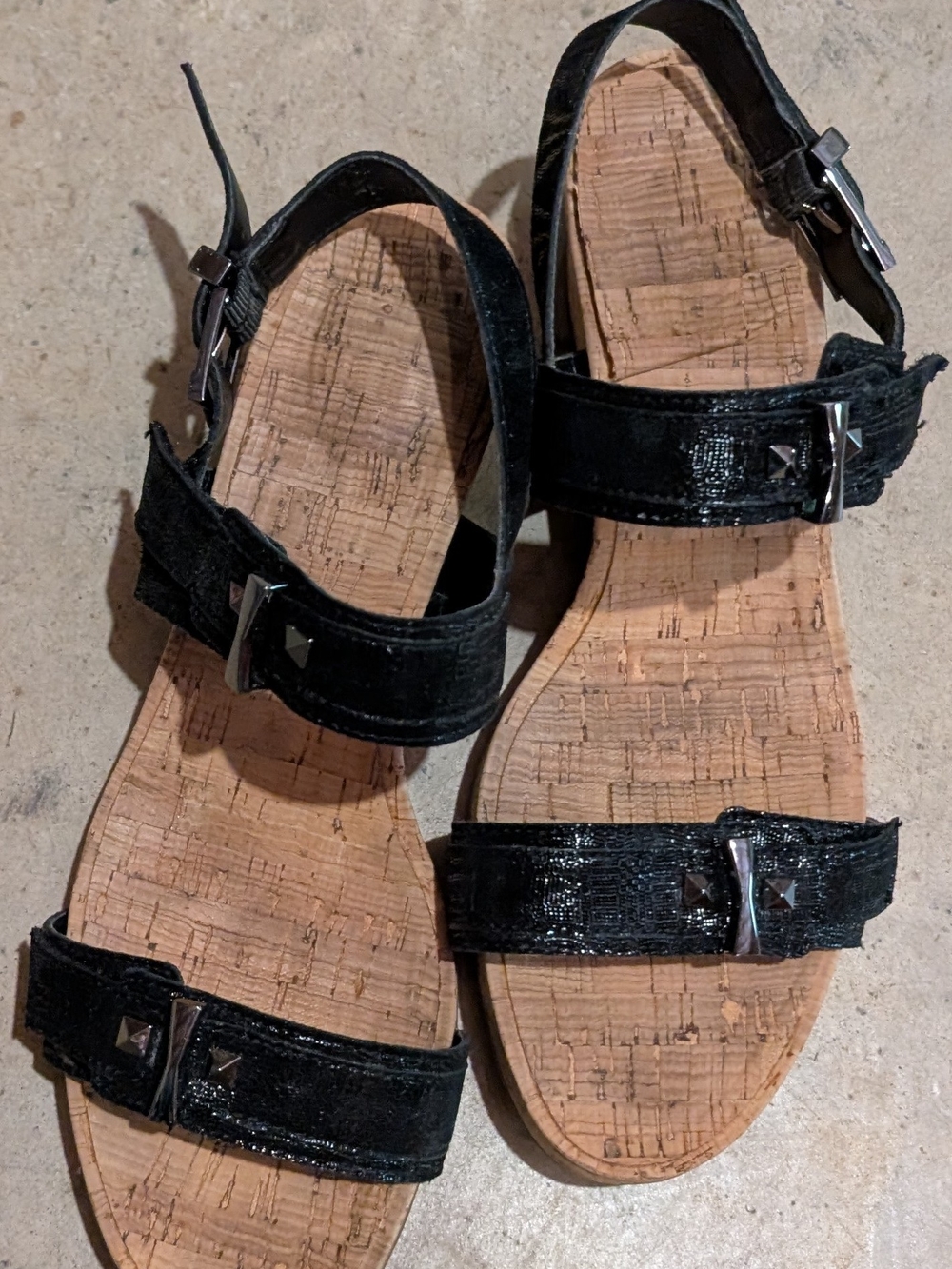 Vaneli Women's Black  Sandals 10 Narrow